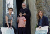 con Olga, Silvia e Riccardo